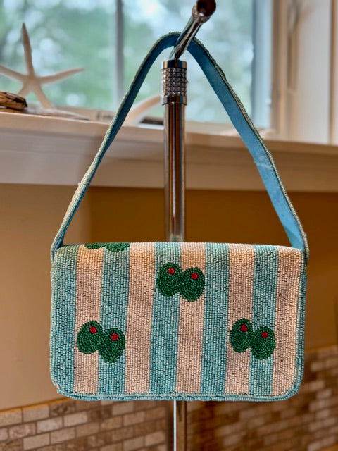 Handmade Beaded Bag - Martini | Artisan Statement Piece