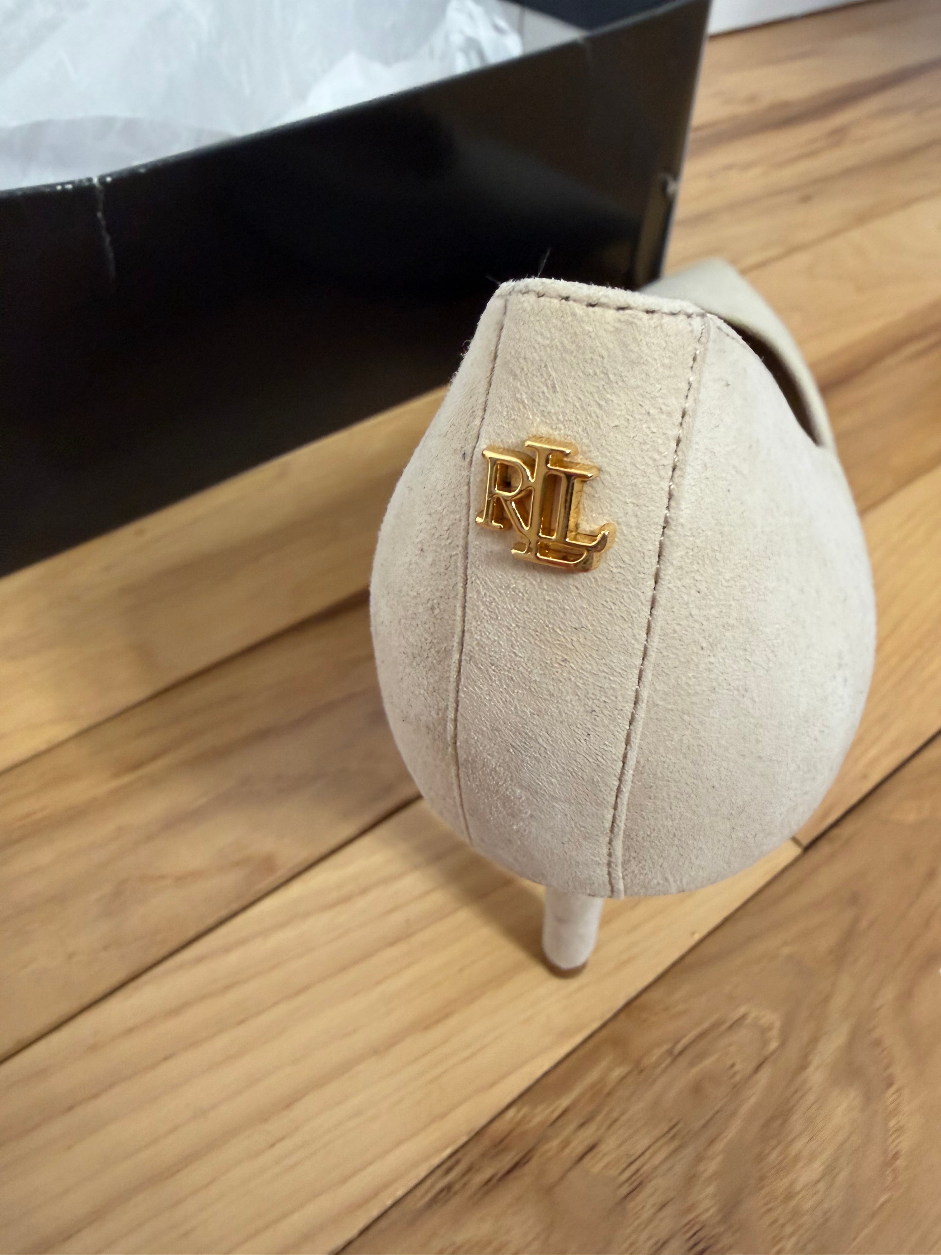 8.5 Lauren Ralph Lauren Suede Heel